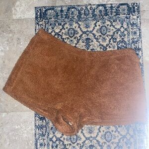 Victoria secret PINK PLUSH COzy Women’s Brown Shorts